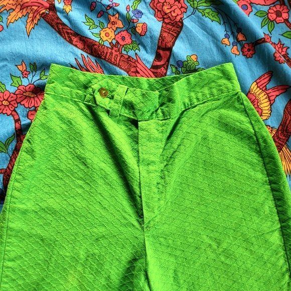 VINTAGE Bell bottoms, Green - Picture 2 of 9